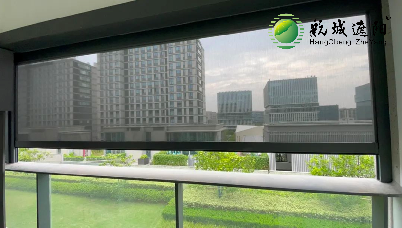 航城遮陽防風(fēng)卷簾住宅案例圖