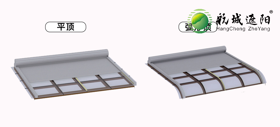 鋁合金天幕,陽光房遮陽,遮陽天幕,外遮陽