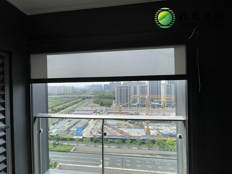 杭州上城區 彭埠街道棹月雅府小區防風卷簾案例